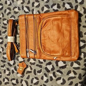 Genuine Leather crossbody purse